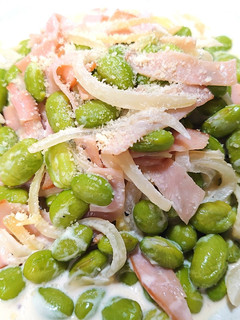 ♬枝豆とロースハムの濃厚クリームパスタ♬-レシピのメイン写真