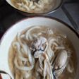 簡単★師走!牡蠣入り昆布出汁スープうどん
