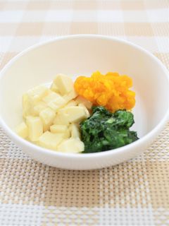 【離乳食中期】豆腐野菜サラダ-レシピのメイン写真