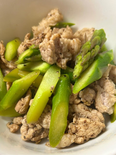 アスパラと豚肉の炒め物-レシピのメイン写真
