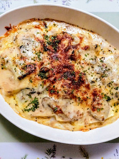 簡単ランチ!キノコと豆腐グラタン-レシピのメイン写真