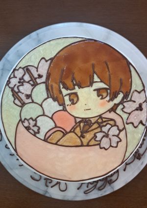 ヘタリア日本 キャラケーキ-レシピのメイン写真