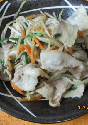 豚バラ肉の簡単♡野菜炒め😋-レシピのメイン写真