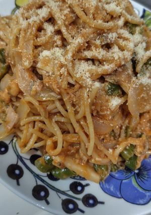 ナポリタン（クリームチーズでコク増し）-レシピのメイン写真