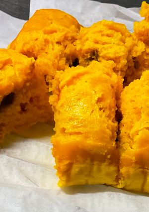 ふわもち☆米粉のかぼちゃ蒸しパン-レシピのメイン写真