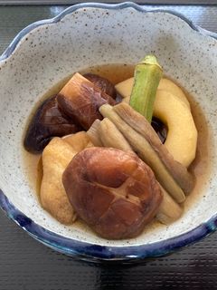 赤ずいきと夏野菜の煮物-レシピのメイン写真