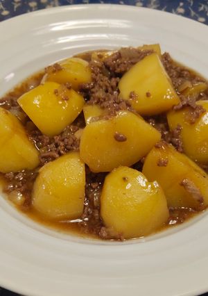 じゃがいもとひき肉の甘辛そぼろ煮-レシピのメイン写真