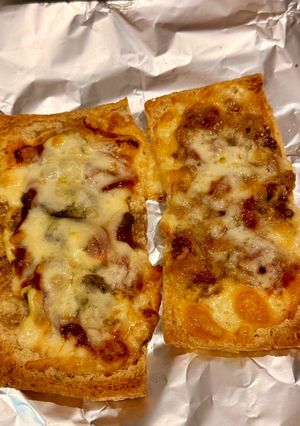 簡単時短サクッと油揚げピッツァ-レシピのメイン写真
