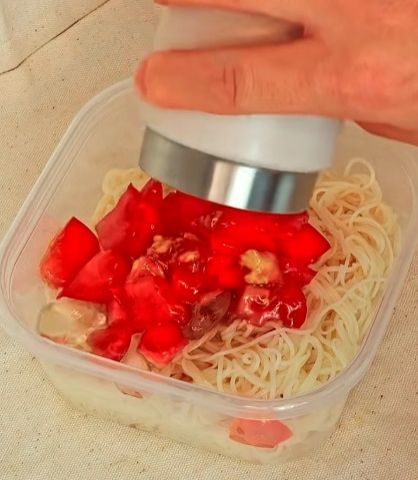 トマトの冷製そうめん-レシピのメイン写真