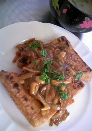 厚揚げの野菜カレーかけ-レシピのメイン写真