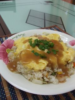 エビ炒飯(フワフワ玉子&あんかけ)-レシピのメイン写真