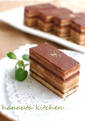オペラ風チョコレートケーキ-レシピのメイン写真
