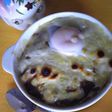 昨日の残りで!月見カレードリア☆