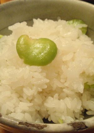 超簡単！色がきれいなそらまめごはん-レシピのメイン写真