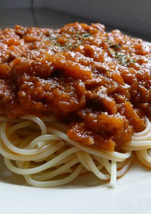 ケチャップでミートスパゲティ☆試してみて-レシピのメイン写真