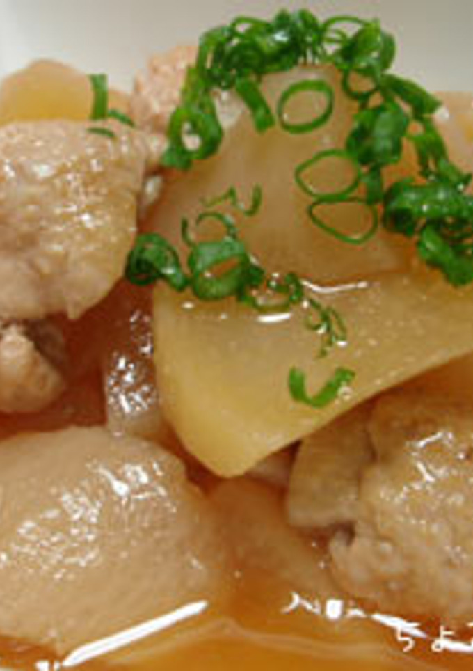 鶏皮と大根の煮物-レシピのメイン写真