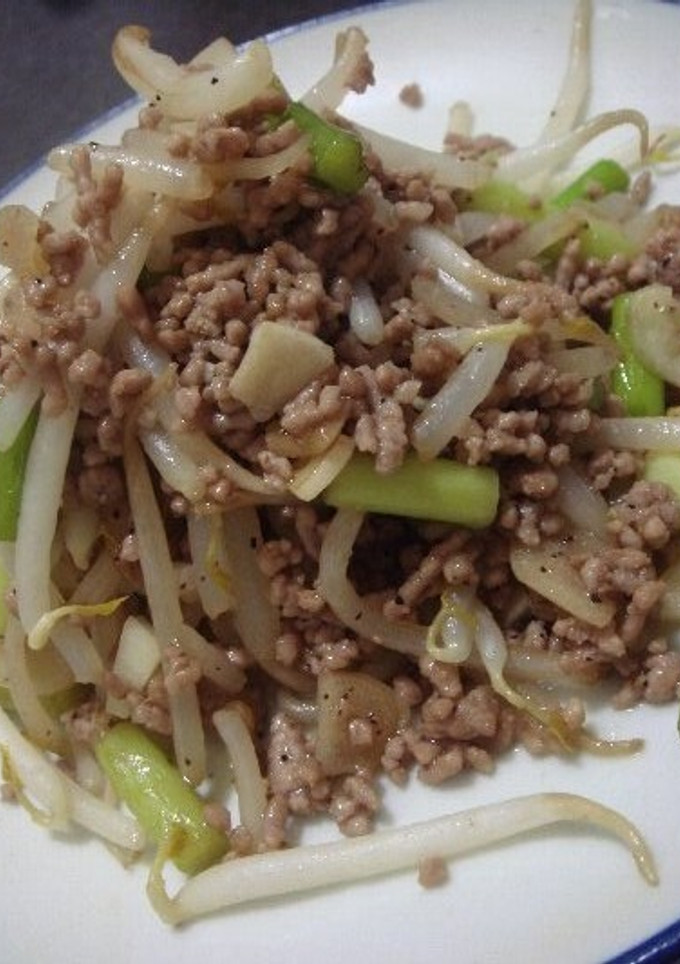 ☆もやしとひき肉の炒め物☆-レシピのメイン写真