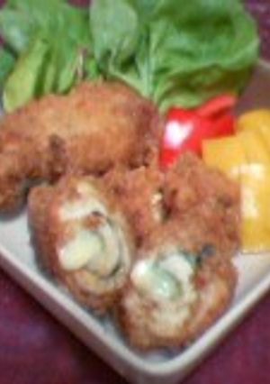 ♪ささみチーズかつ＆梅しそ♪-レシピのメイン写真
