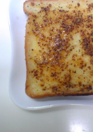 オトナ味☆ハニー＆粒マスタードトースト-レシピのメイン写真