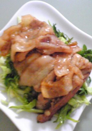 ご飯進む！男子喜ぶ！豚肉with甘辛タレ-レシピのメイン写真