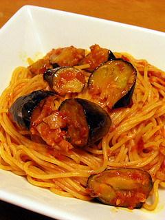 なすとベーコンのトマトパスタ-レシピのメイン写真
