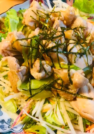 鶏肉と長ネギのガーリック塩炒め-レシピのメイン写真