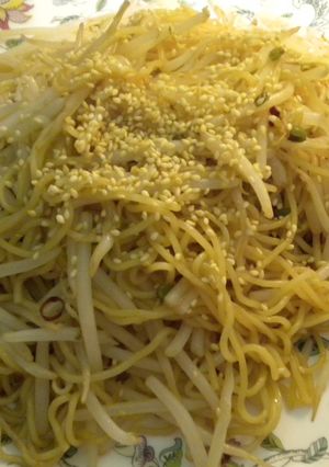 簡単おつまみ!もやし焼きそば-レシピのメイン写真