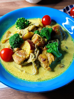 牛乳でマイルド!秋野菜のスープカレー-レシピのメイン写真