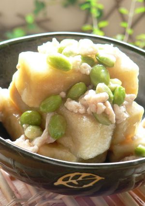 ♦ 高野豆腐の揚げ煮~ガラスープ味 ♦-レシピのメイン写真