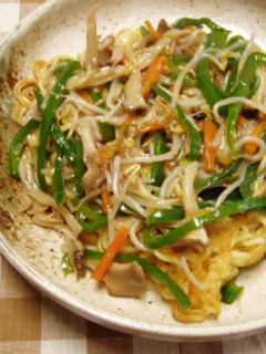 肉無し野菜だけあんかけ焼きそば-レシピのメイン写真