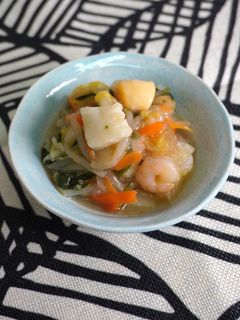 彩り野菜と魚介の和風あんかけ-レシピのメイン写真