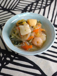 彩り野菜と魚介の和風あんかけ-レシピのメイン写真