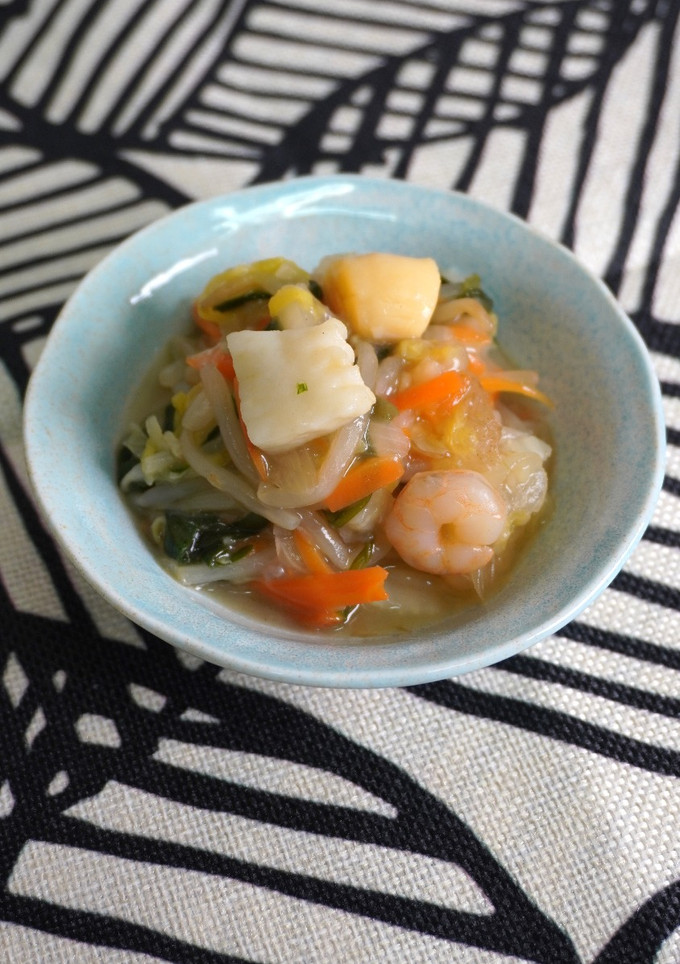 彩り野菜と魚介の和風あんかけ-レシピのメイン写真