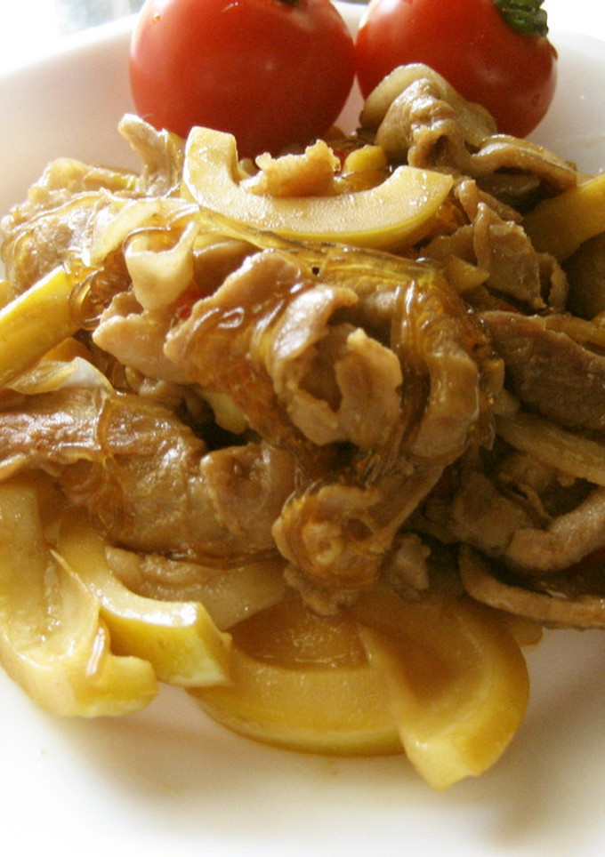 豚肉と淡竹（はちく）の炒め物-レシピのメイン写真