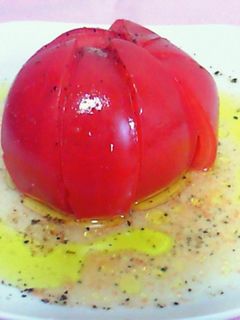 レンジで簡単☆ホットトマト-レシピのメイン写真