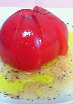 レンジで簡単☆ホットトマト-レシピのメイン写真