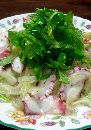 タコとセロリのサラダ-レシピのメイン写真