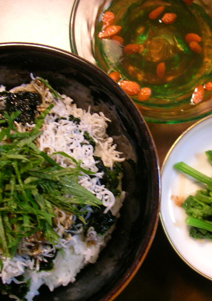 生のりとしらすの丼-レシピのメイン写真