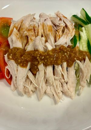 レンジで作る棒棒鶏と絶品2種のタレ！-レシピのメイン写真