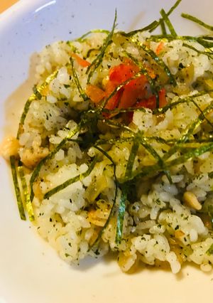 炒めし●鶏かわ＆玉ねぎの炒めし-レシピのメイン写真