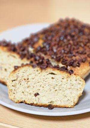 ノンオイルバナナ豆腐パウンドケーキ-レシピのメイン写真