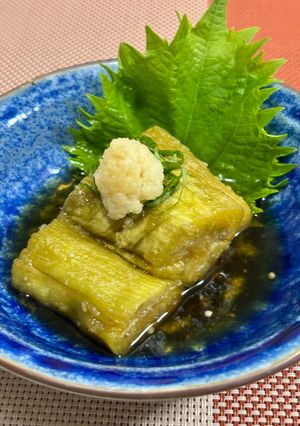 焼き茄子の＊冷やして焼き浸し♪-レシピのメイン写真