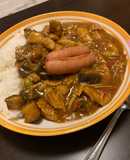 たっぷりトマトとナスの無水カレー