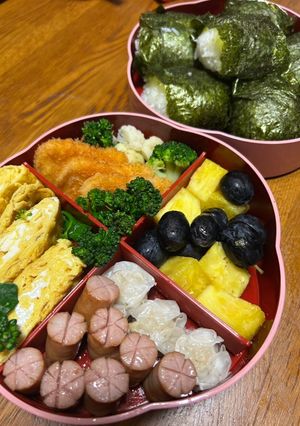 ハート型ウィンナー🌸お花見弁当2026-レシピのメイン写真