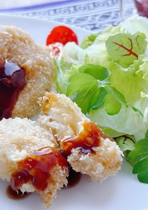チキンDEサラダでコロッケ-レシピのメイン写真