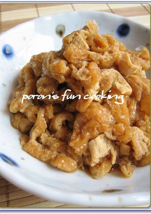 使いみち色々☆おあげさんの甘辛煮♪ by ぽろん526 【クックパッド