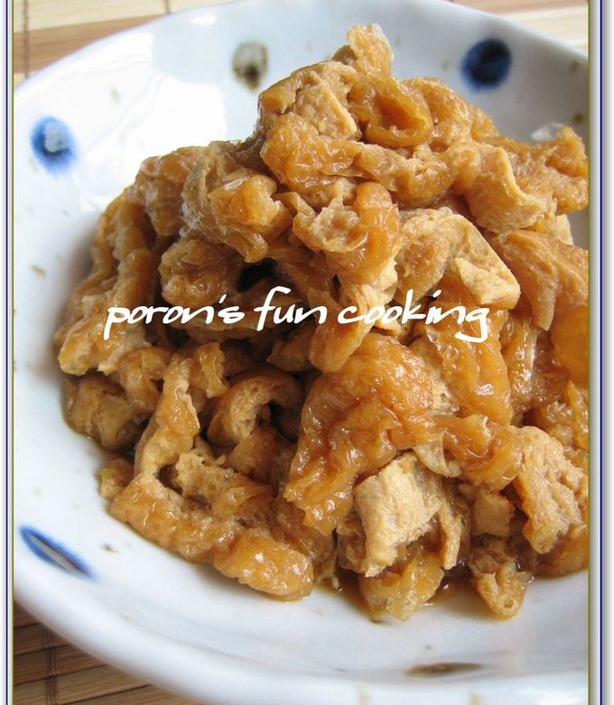 使いみち色々☆おあげさんの甘辛煮♪ by ぽろん526 【クックパッド