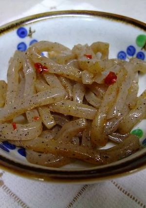 5分で出来る♪つきこんにゃくのピリ辛炒め-レシピのメイン写真
