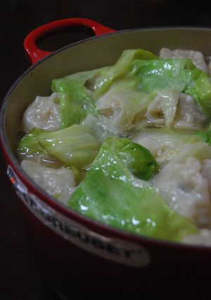 水餃子　（皮とスープ）-レシピのメイン写真
