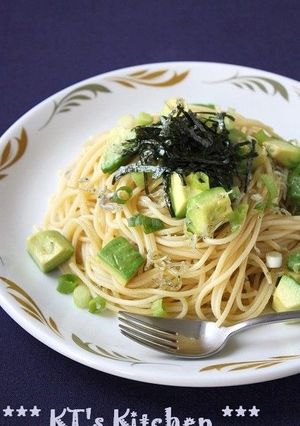 アボカドとじゃこのスパゲティ-レシピのメイン写真